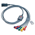 Product Image 6-Wire Precordial Leads for a 12-Lead ECG Cable