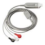 Product Image FR3 3-Lead ECG Cable AAMI