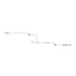 Product Image MedSystem III Admin Set, 20 Drop, Full Set w/2 SmartSite Needleless Valve Ports, 115 Inch