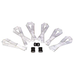 Product Image Strap-Pak Patient Restraint Starter Set, Disposable, includes 6 Webbing and 3 Buckles, White