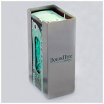 Product Image Glove Dispenser, Stainless Steel, Single, ID 5 1/2inch x 10inch x 3 3/4inch