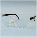 Product Image Lexa Safety Glasses, Metallic Slate Frame, Clear Lens