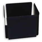 Product Image Bracket, Cup Style, For 1 and 1.4 quart Sharps Containers, 3inch x 4inch x 4inch, Black