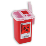 Product Image *Limited Quantity* Phlebotomy Sharps Container, Red, 1 quart