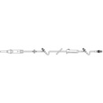 Product Image IV Solution Set, Clearlink, Continu-Flo, 10 Drop, w/2 Clearlink Luer Activated Valves, 112inch