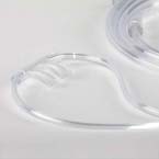 Product Image Oxygen Nasal Cannula, Conventional, Flared Nasal Prongs, Clear, 7ft Tubing, Adult