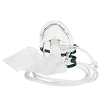 Product Image Oxygen Mask w/Elastic Strap w/7 Foot Tubing, Medium Concentration, Elongated, Adult