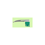 Product Image eValueMed/D Laryngoscope Blade, Disposable Fiberoptic, Robertshaw, Size 1, Infant *Limited QTY*