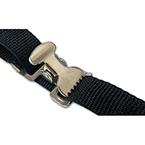 Product Image Poly Strap w/Metal Buckle, 1inch x 36inch, Black