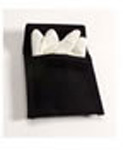 Product Image *MFG Discontinued*Glove Case, Deluxe, Nylon, with Quick Clip, Black, 4 1/4inch x 3 7/8inch x 3/4inch