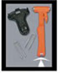 Product Image Lifesaver Hammer Deluxe, Seat Belt Cutter / Knife, Window Shattering Tool, 9inch L, 10oz