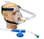 Product Image O2 RESQ BiTrac ED Full Face Mask w/Head Strap, CPAP w/5cm Valve, w/o Flow Generator, Adult LG *Limited Quantity*