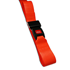 Product Image BioThane G1 Restraint Strap, 1 pc, 7ft, Metal Push Button Buckle, Orange