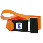 Product Image Restraint Strap, Impervious, 9 ft, 1 Piece, with Metal 2 in Double D Rings