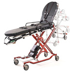 Product Image POWERFlexx+ Power Cot with Universal Side Arm, Rescue Red