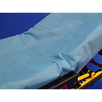 Product Image Taylor's SureFit, 30" x 84", Impervious, Fitted Stretcher Sheet, Blue, Non-Latex Elastic Band
