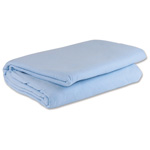 Product Image Curaplex Blanket, 100% Polyester, Blue, 72” x 90”