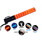 Product Image Flashback Five Light Baton, Red/Blue, 13 1/2 in L, Five Stage Switch