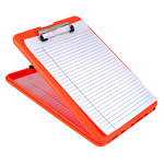 Product Image SlimMate Storage Clipboard, Letter/A4 Size, Plastic, Bright Orange
