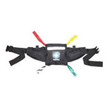 Product Image Deluxe Triage Belt, Large Front Pocket, 2 Outside Pockets, Lanyard Keeper, Black
