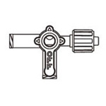 Product Image Stopcock, 4-way, with Swivel and Male Luer Lock
