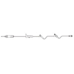 Product Image IV Admin Set, 15 Drop, 1 SAFELINE Inj Site, ULTRASITE Needlefree, SPIN-LOCK Connector, 86inch