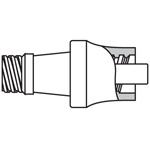 Product Image LifeShield CLAVE Port Male Adapter Plug, w/Luer Lock, 1.205inch