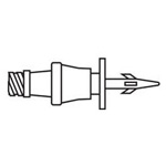 Product Image LifeShield Vial Adapter, w/CLAVE, For Use w/Luer Tips, 2inch