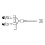 Product Image IV Extension Set, Microbore, Y-Tube Catheter, w/2 Interlink Inj Sites, 5.7inch