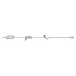 Product Image IV Admin Set, 60 Drop, Pediatric 1 Injection Site, Rotating Male Luer Lock, DEHP-Free, 72inch