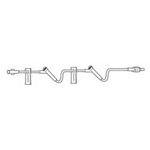 Product Image IV Extension Set, w/2 Interlink Injection Sites, Male Luer Lock Adapter, 21inch