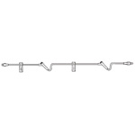 Product Image IV Extension Set, w/2 Interlink Injection Sites, Male Luer Lock Adapter, 43inch