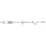 Product Image Blood IV Admin Set, 10 Drop, w/Standard Blood Filter (170-260?), Interlink Inj Site, 77inch