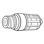 Product Image Clearlink Luer Activated Valve, w/Male Luer Lock Adapter, Non-DEHP, Non-PVC