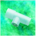 Product Image Nebulizer tee connector, 22mm ID/OD x 18mm ID connections