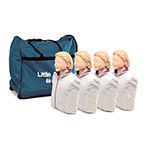 Product Image Little Anne CPR Training Manikin, Light Skin, 4 Pack incl Mats, Faces, Airways