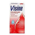 Product Image Visine Maximum Redness Relief Eye Drops, 0.05% Tetrahydozoline HCl, 0.5 oz