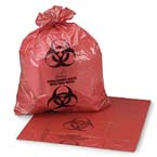 Product Image Infectious Waste Bag, Red, 1.3 mil, 11 x 14inch, 2 Gallon