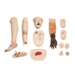 Product Image Trauma Module Set, Simulates Burns, Fractures, Entry and Exit Wounds etc.