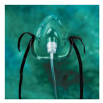 Product Image Medium Concentration-Short Style Adult Mask w/7 Foot Oxygen Supply Tubing