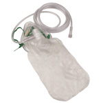 Product Image Non-Rebreather Mask, Safety Vent, 7 Foot Tubing, Elastic Strap, Adult