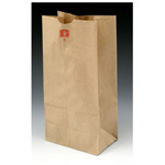 Product Image Kraft Paper Bag, 6inch x 3 5/8inch x 11 1/16inch, Brown, 35 LB Limit