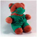 Product Image Plush Bear, 10inch Plush Doctor Bear In Scrubs