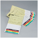 Product Image Triage Tags, Disaster, Two Portion, Carbon Copies, with Ties
