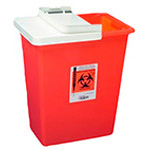 Product Image *Limited Quantity* Large Volume Sharps Container, with Hinged Lid, 8gal