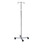 Product Image Curaplex IV Pole, w/Wheels