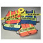 Product Image Specialty Vest, Lime Green with Lime Stripes, SAFETY OFFICER Printed