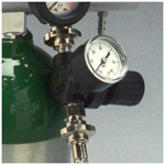 Product Image Jet Ventilator Inline Pressure Regulator and Gauge