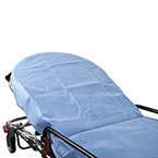 Product Image Stretcher Sheet, Fitted, with Elastic Ends, Light Blue, 72inch x 6inch x 30inch *Limited QTY*