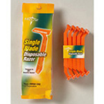 Product Image Great Day Razor, Single Blade, Triple Coated, Disposable, Treated w/Chromium, Orange